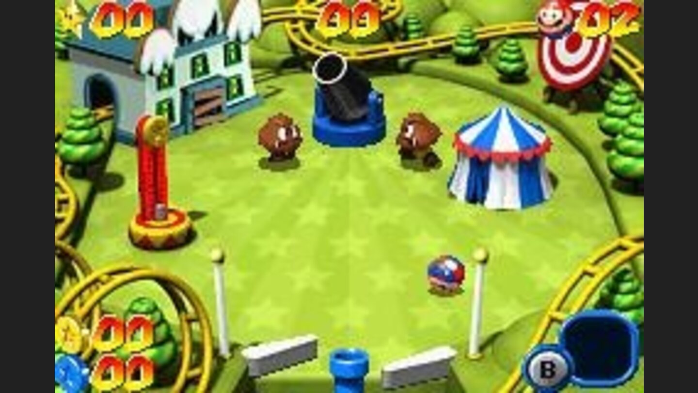 A peaceful amusement park is the visual of the 1st stage.