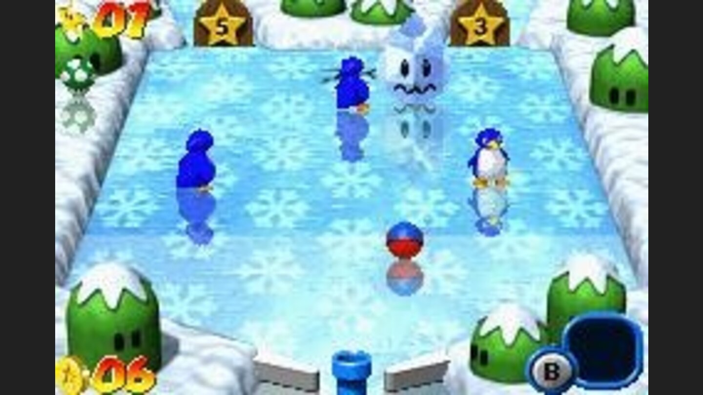 Other ice area, this time with some lazy penguins.