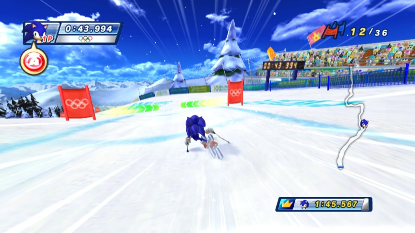 Mario Sonic bei den Olympischen Winterspielen