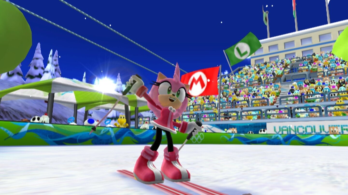 Mario Sonic bei den Olympischen Winterspielen
