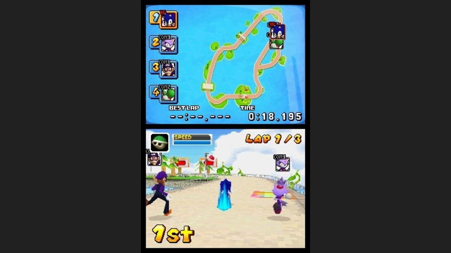 Mario und Sonic DS 22