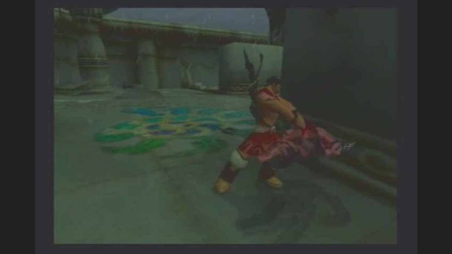 Stealth killing an enemy by slamming their head into a wall