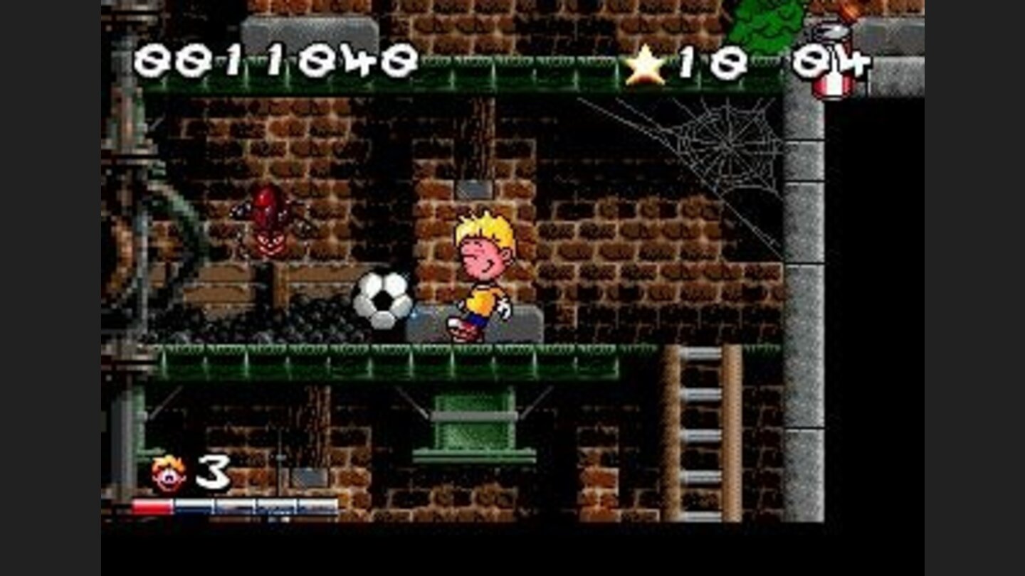 Shooting at a spider