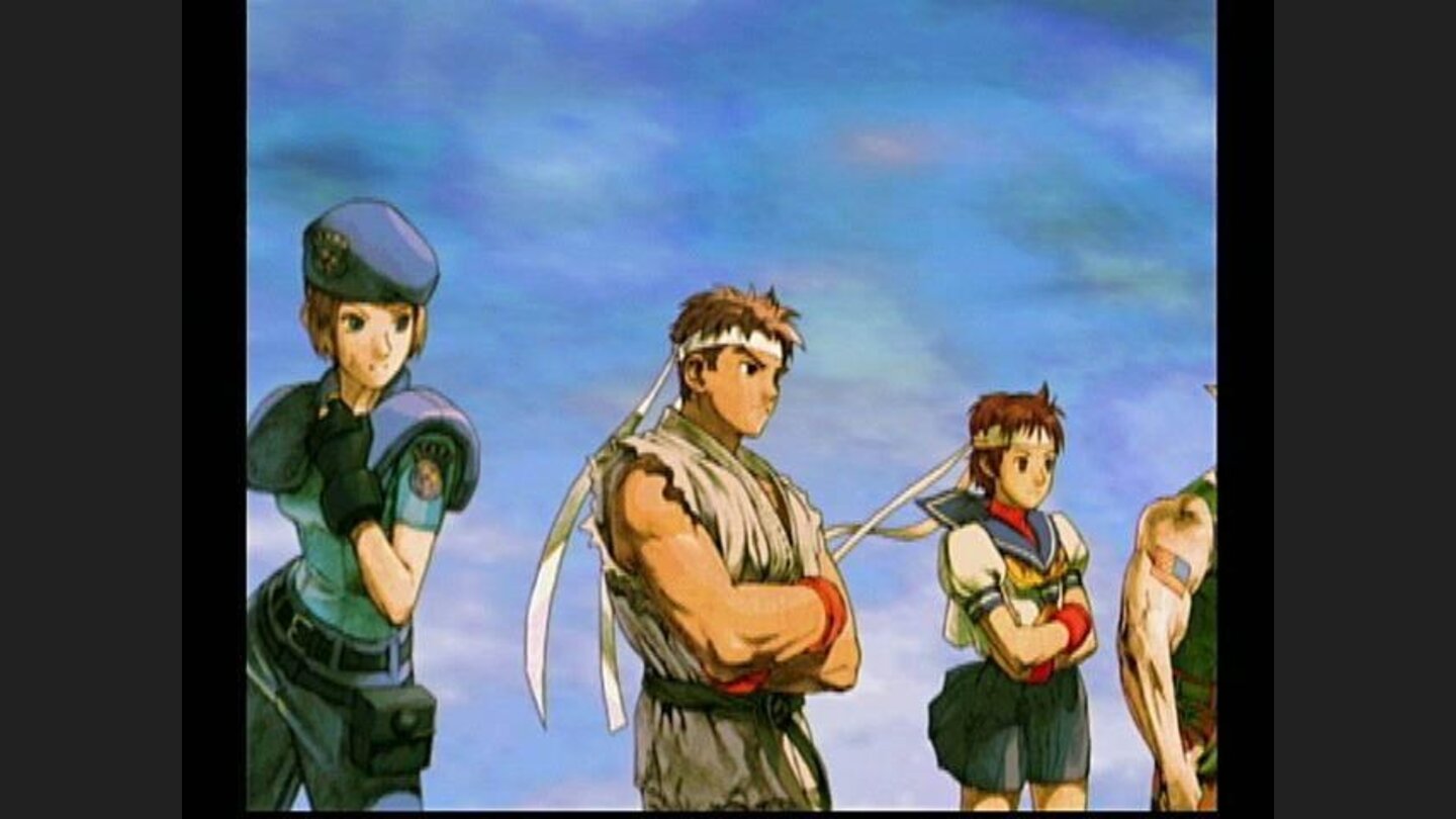 Starting Line-up. The intro quickly runs through all the available fighters in a face-off fashion.