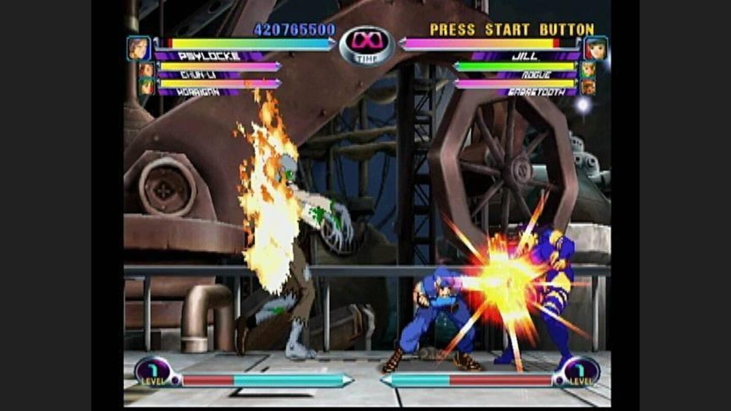 Be my Valentine! Jill Valentine relies on some of her friends from the Resident Evil series in her battle against Psylocke.