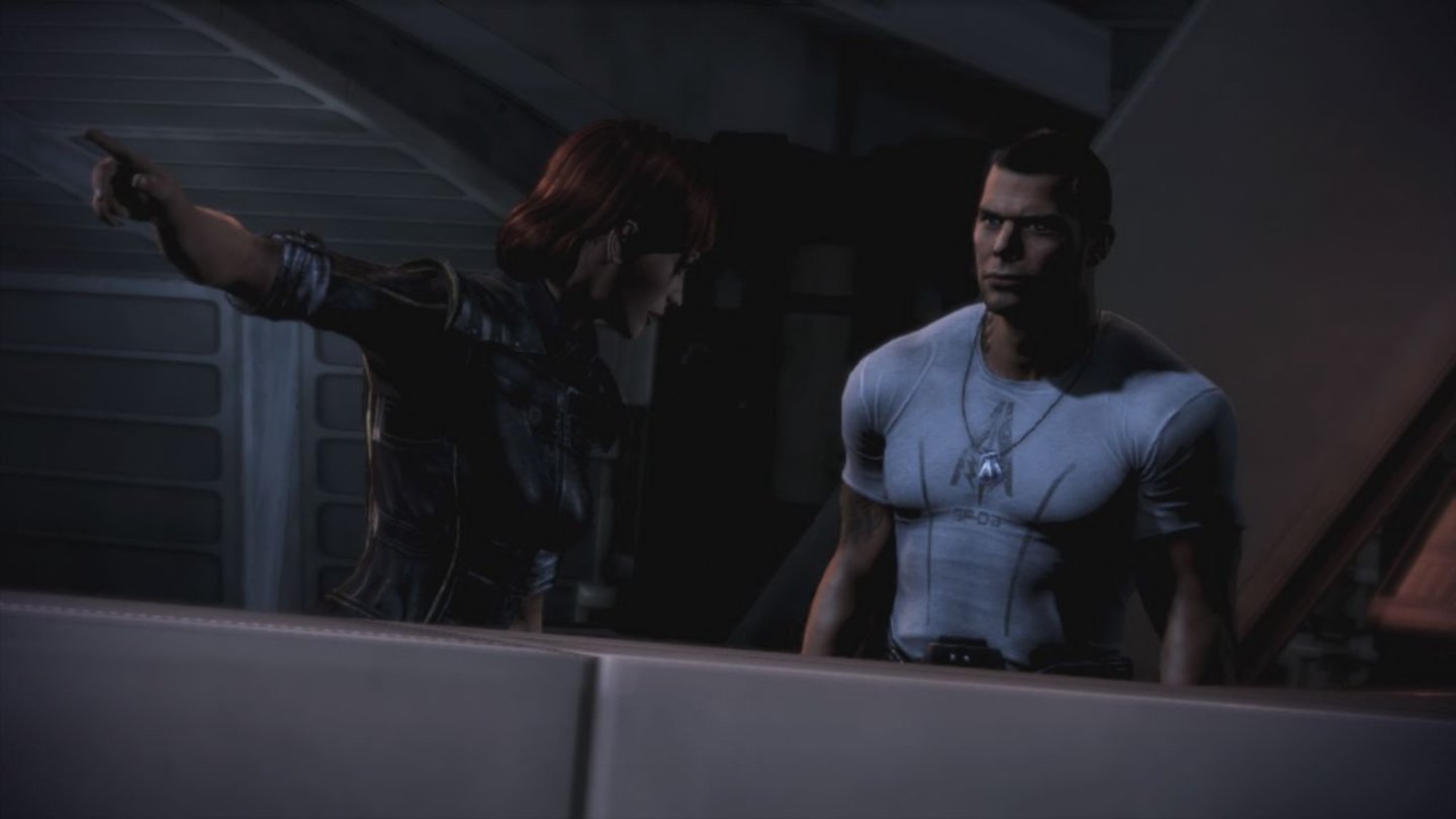 Mass Effect 3: Special EditionAls Commander muss man der Crew eben manchmal zeigen, wo es lang geht, auch schon mal im etwas ruppigeren Ton.