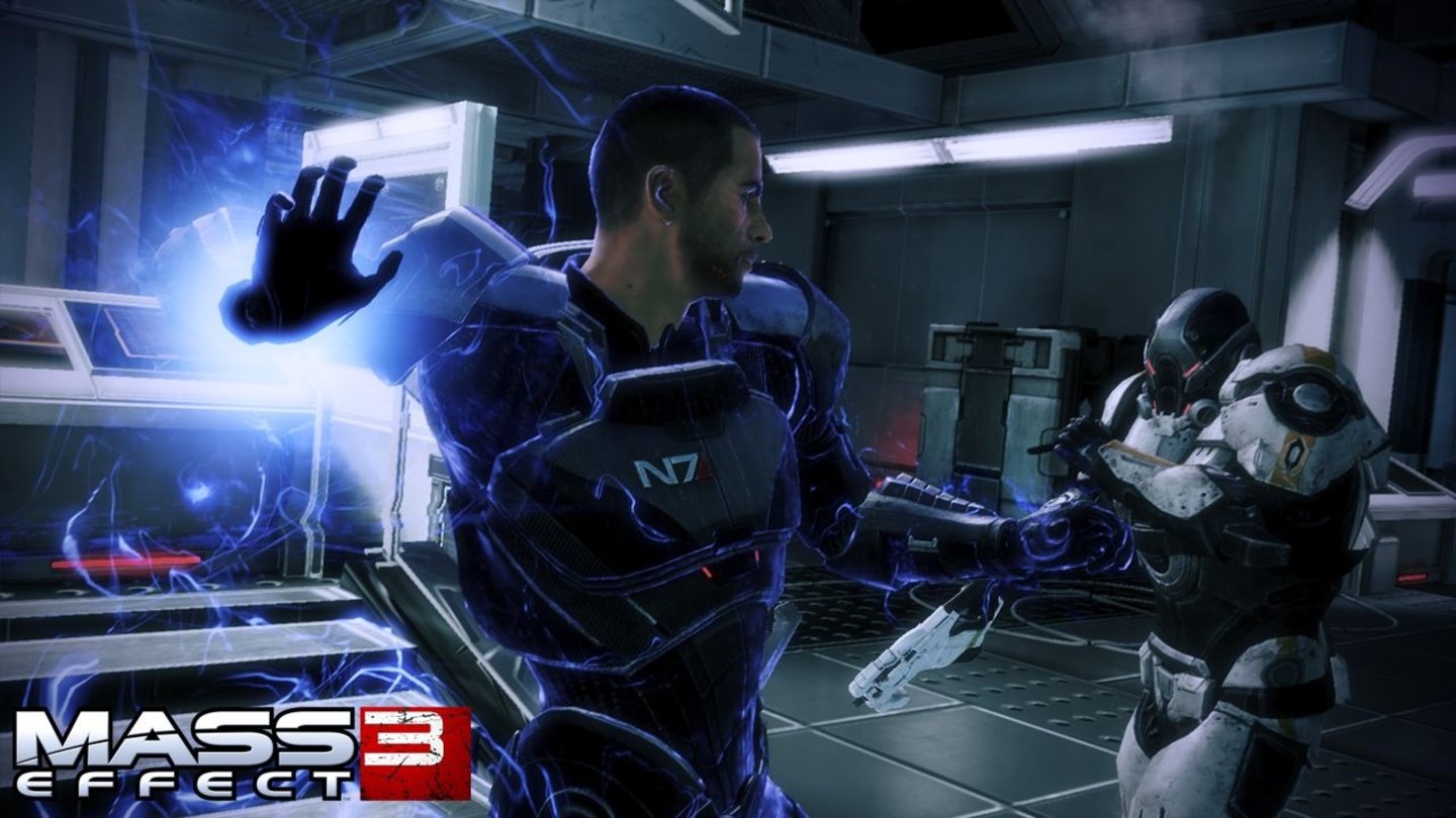 Mass Effect 3Je nach gewählter Charakterklasse darf Shepard auch in Teil 3 wieder Biotik-Fähigkeiten einsetzen.