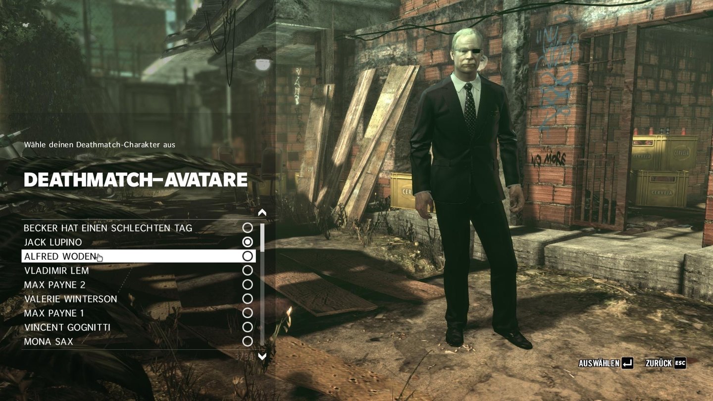 Max Payne 3 - Multiplayer-AvatareAlfred Woden