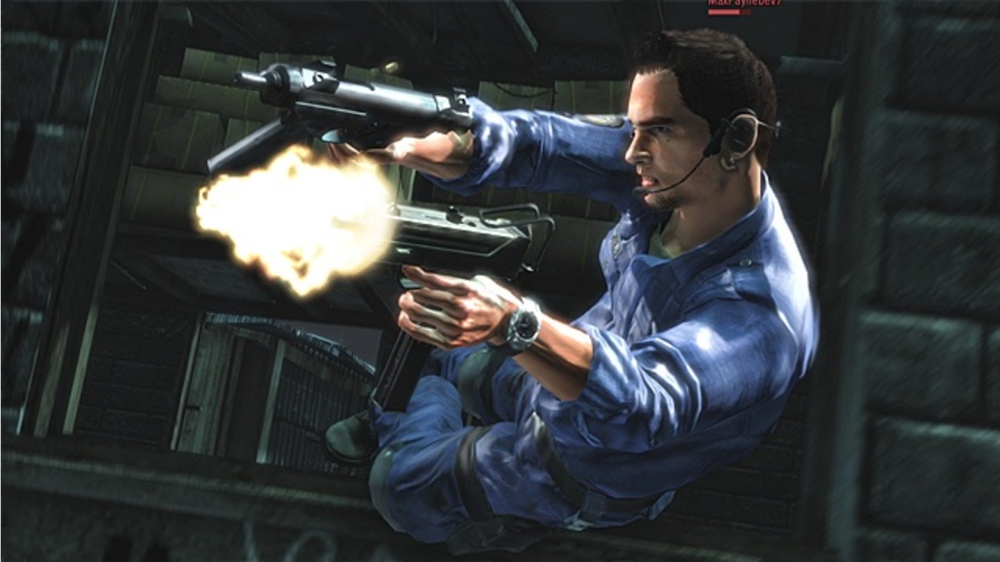 2012 – Max Payne 3In Max Payne 3 wird es selbstverständlich wieder die Bullet-Time aus den Vorgängern geben –Hechtrolle und Seitwärtssprung inklusive. Bei jedem tödlichen Langstreckenschuss mit dem Scharfschützengewehr verfolgen wir das Projektil in Zeitlupe bis zum tödlichen Treffer. Die Geschwindigkeit dürfen wir dabei sogar selbst anpassen. Sogar im Mehrspieler-Modus können wir die Zeit verlangsamen. Hier ist der Effekt aber auf ein Gebiet begrenzt. Spieler außerhalb der Sichtlinie sind von der Bullet-Time nicht betroffen und spielen in Normaltempo weiter.
