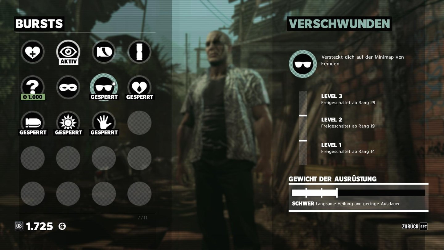 Max Payne 3 - Multiplayer-BurstsVerschwunden