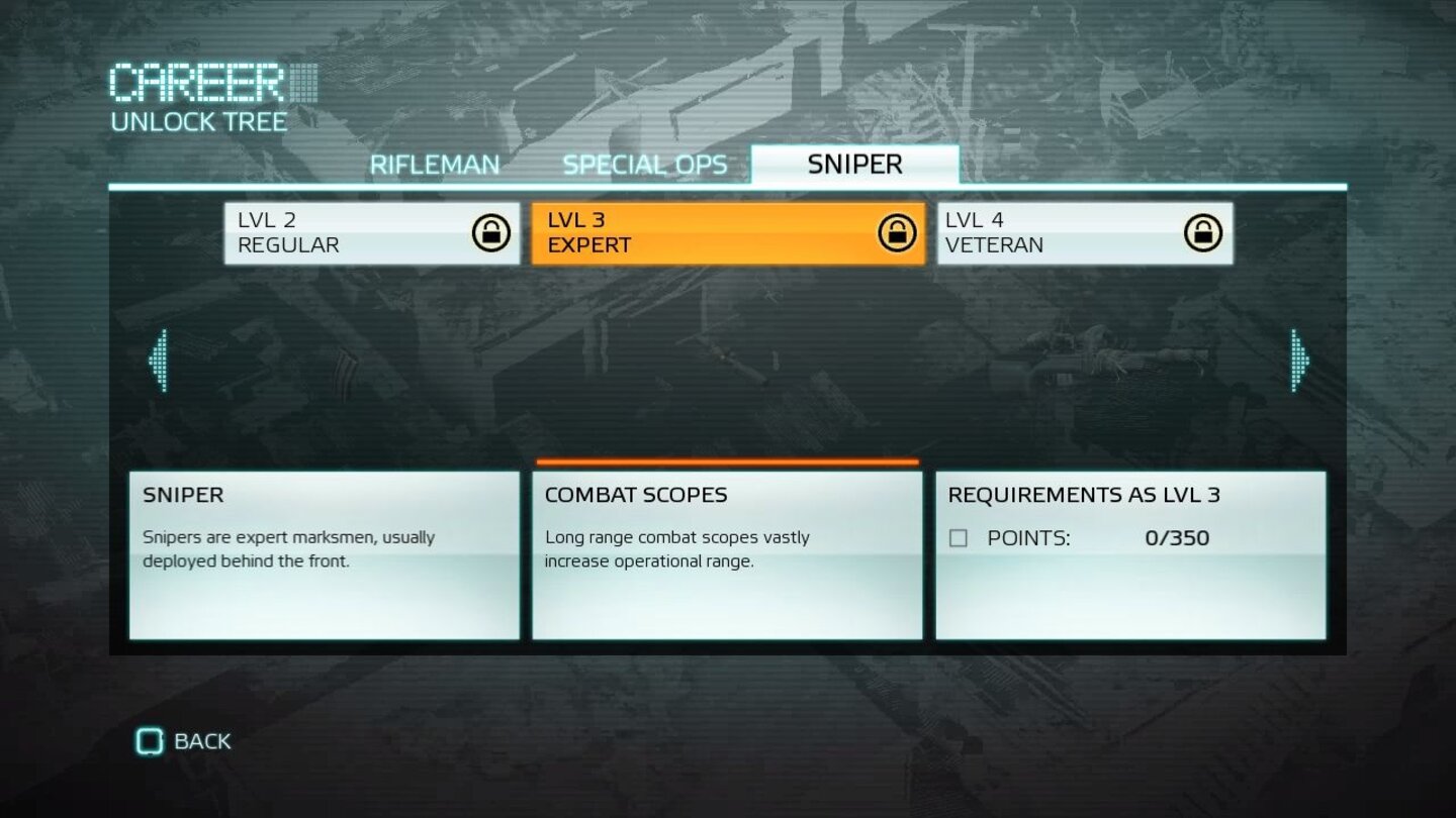 Medal of Honor: Klassen-Upgrades - Sniper Level 3
