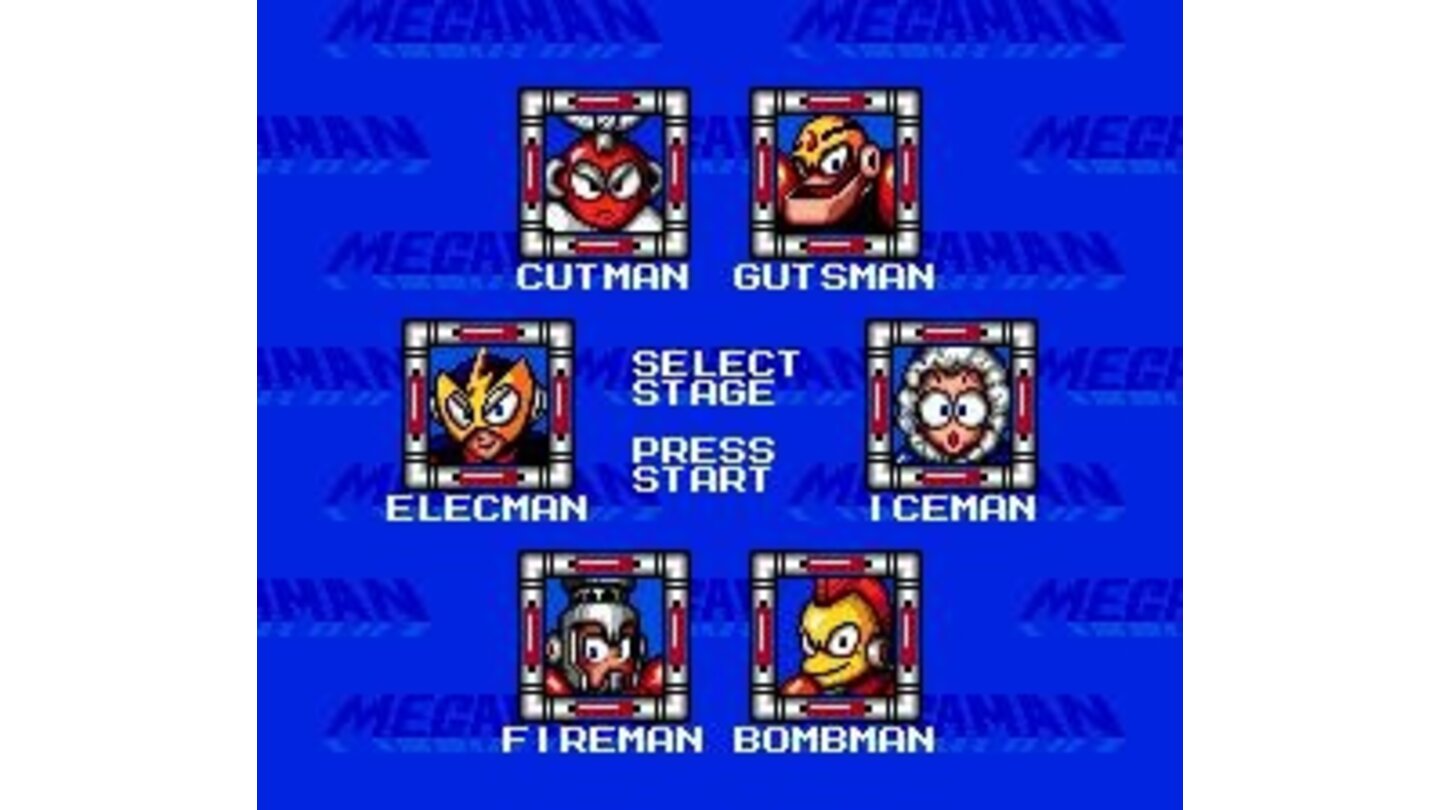 Mega Man 1 stage selection