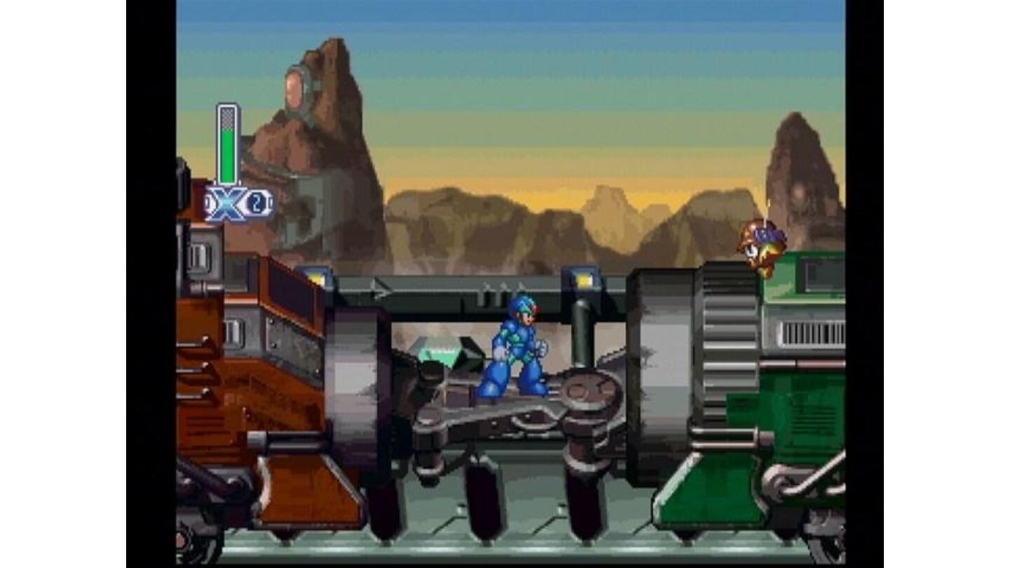 Megaman X on the Military Train