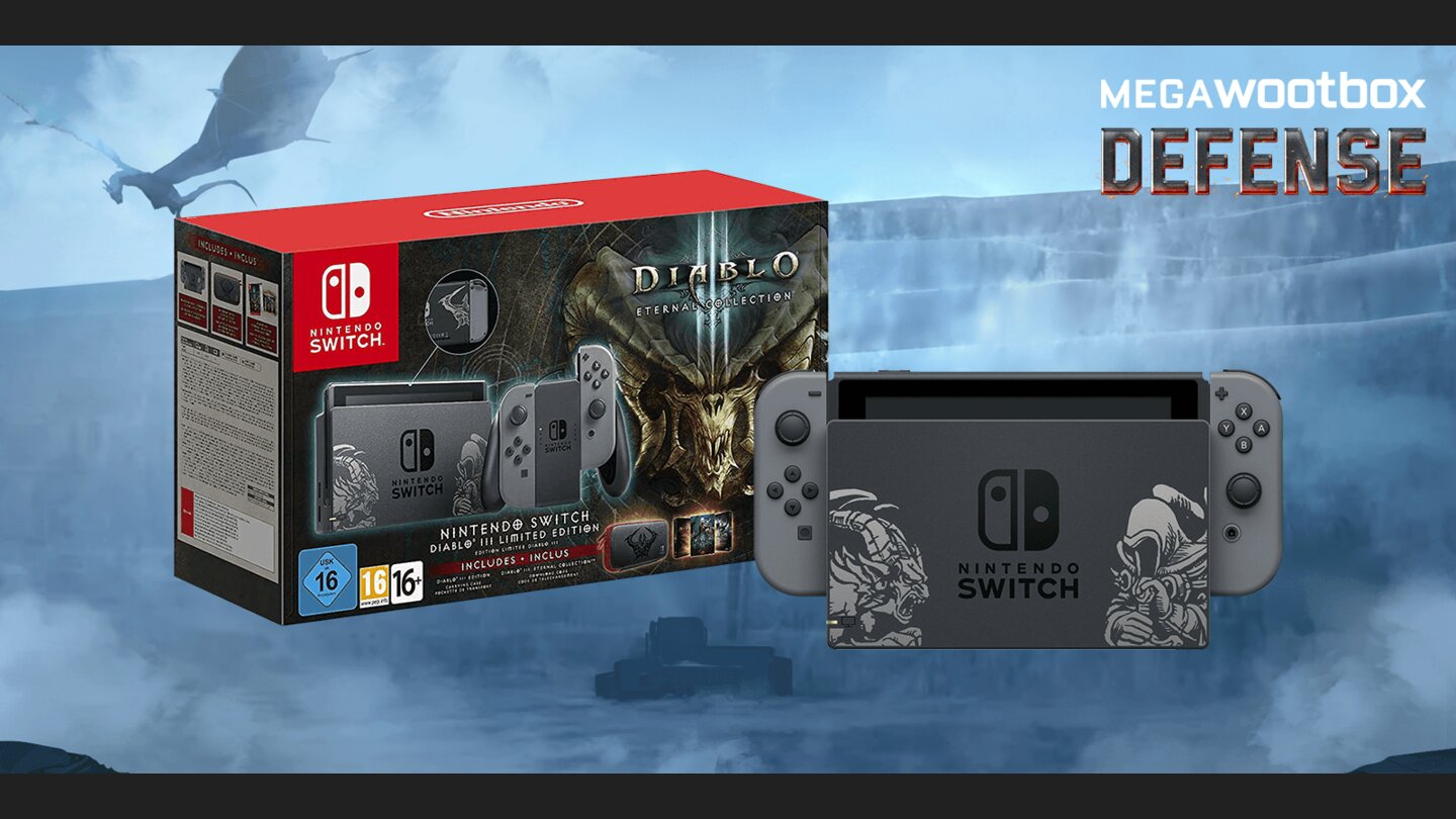 Wieder einmal kannst du dich gegen die unerbittlichen Horden der Hölle stellen und sogar Diablo selbst besiegen! Mit der Diablo 3 Eternal Switch Collection müssen die Dämonen auch unterwegs Angst vor dir haben und in diesem exklusiven Design macht die Monster-Jagd gleich doppelt so viel Spaß.