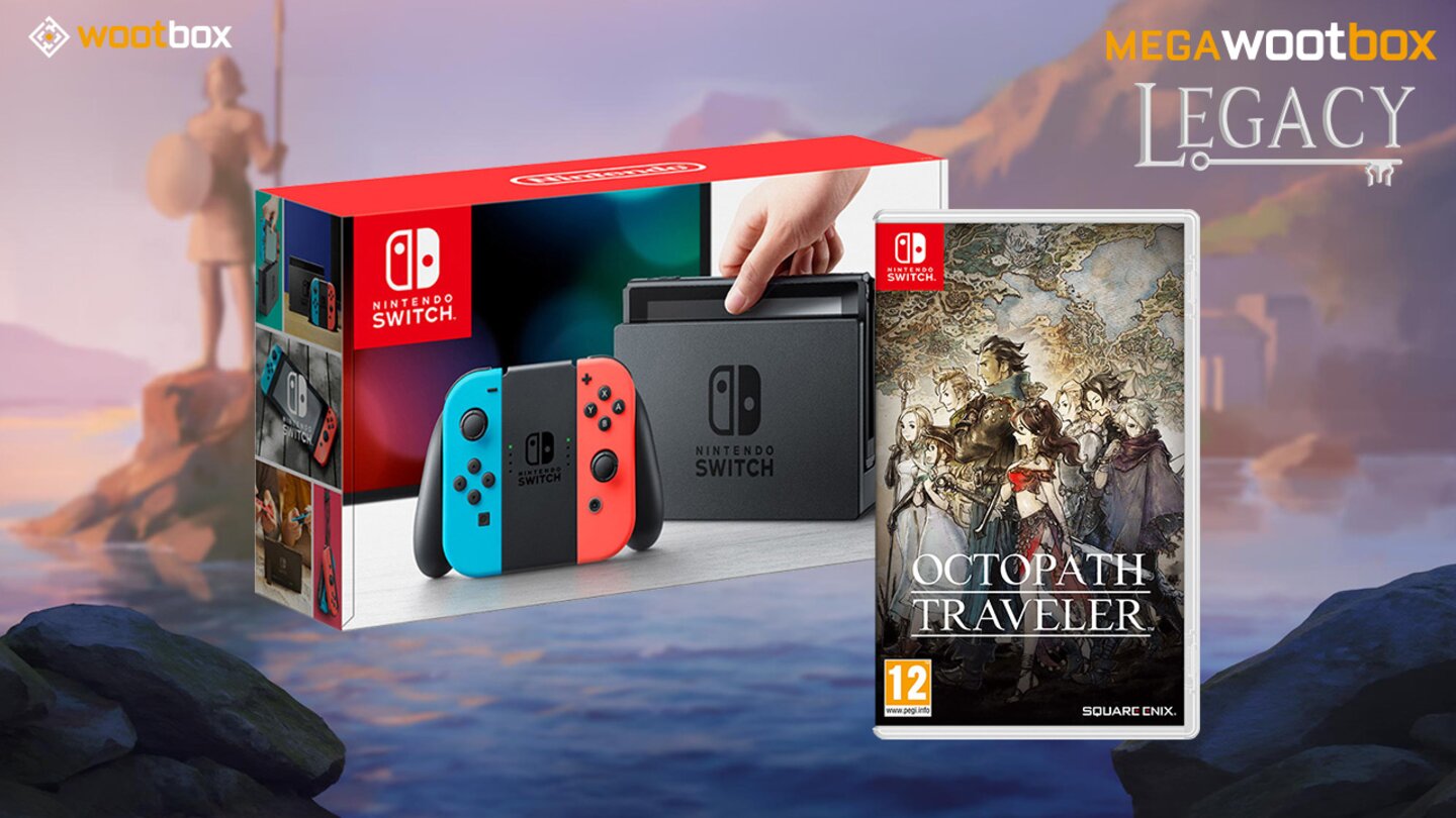 Für beste Unterhaltung für zu Hause und unterwegs sorgt die neue Nintendo Switch. Sie vereint alle Vorteile einer Konsole mit den praktischen Eigenschaften eines handheld-Gerätes. Zusätzlich kommt die Switch mit dem brillianten J-RPG Octopath Traveler, dass dich für über 60 Stunden in die Geschichten seiner Charaktere entführen wird.