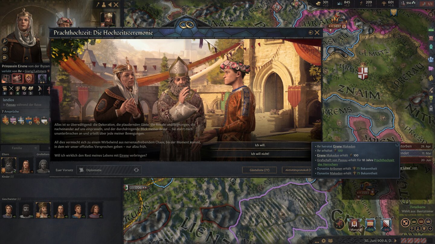 Meistens steht aber am Ende der Eventkette das Ja-Wort. Hoffentlich.