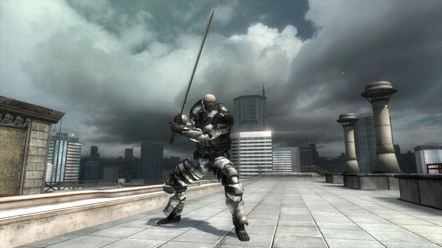 Metal Gear Rising: RevengeanceNicht nur Raiden wurde mit Cyborg-Implantaten verbessert. Auch seine Feinde nutzen futuristische Militär-Technologie.
