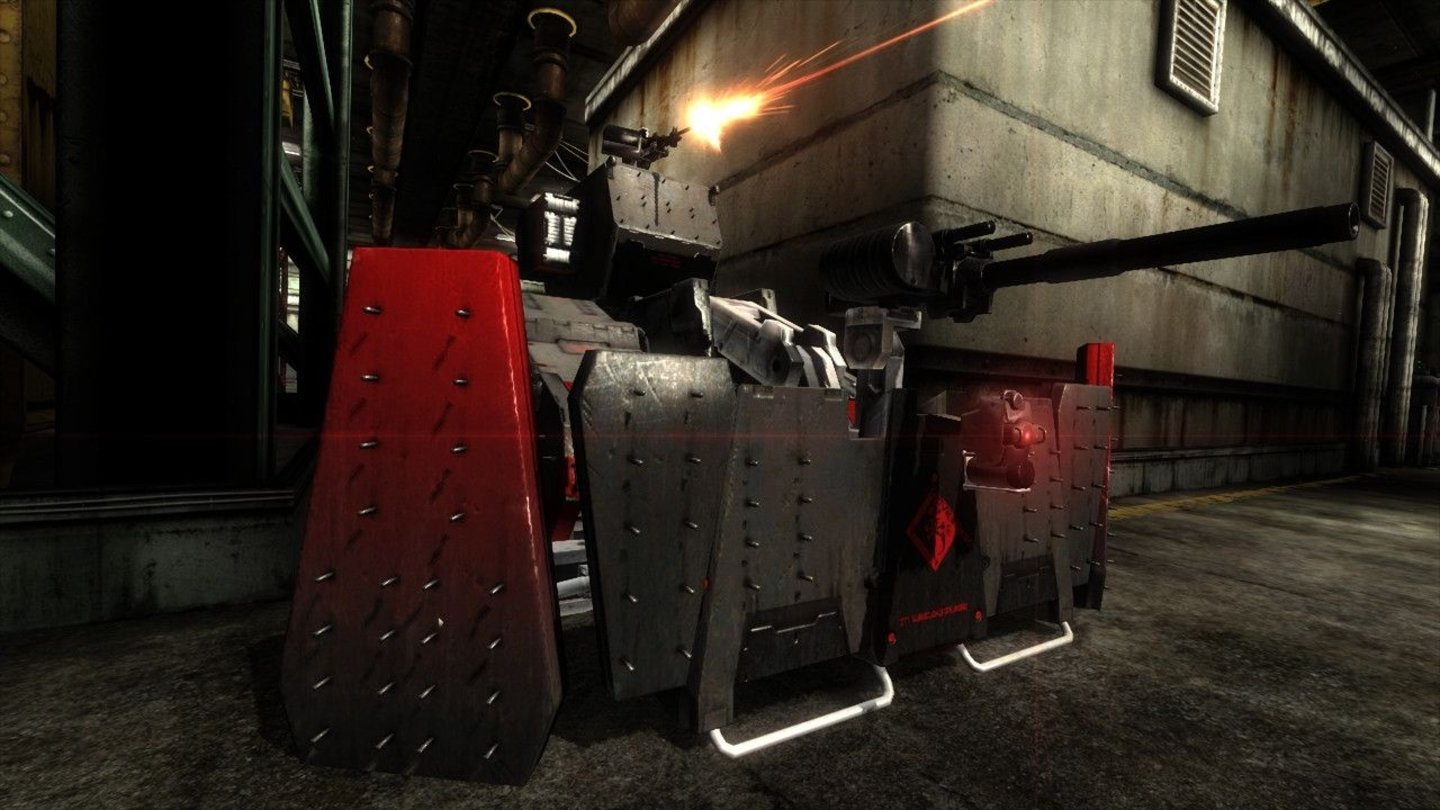 Metal Gear Rising: RevengeanceSchweres Gerät - ob Raidens Katana auch diesen Panzer zerteilen kann?