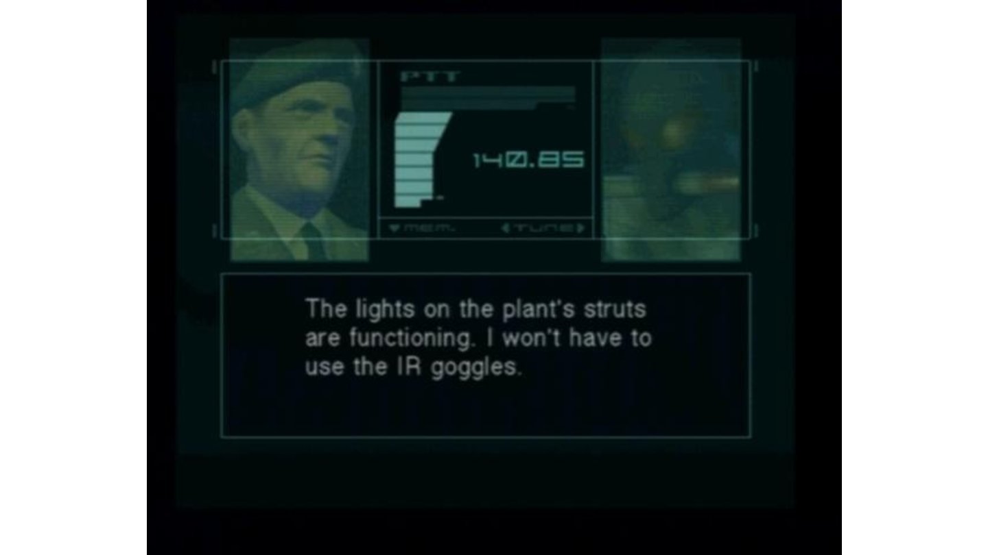 Although this is an action-espionage, the game's filled with long dialogues.