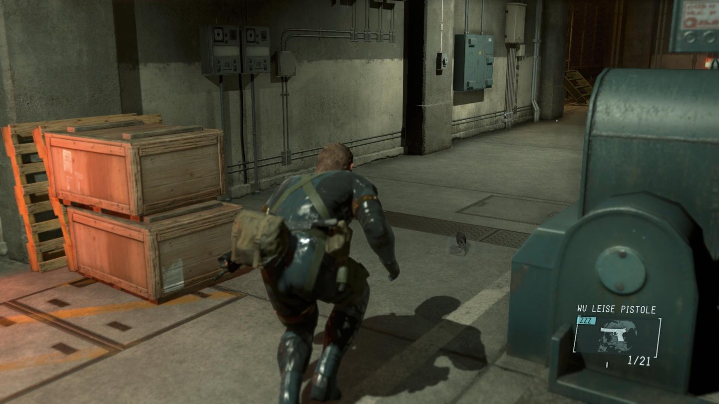 Metal Gear Solid 5: Ground ZeroesKleine Details sorgen für optischen Pfiff. In der Bunkeranlage wuseln zum Beispiel Ratten herum.