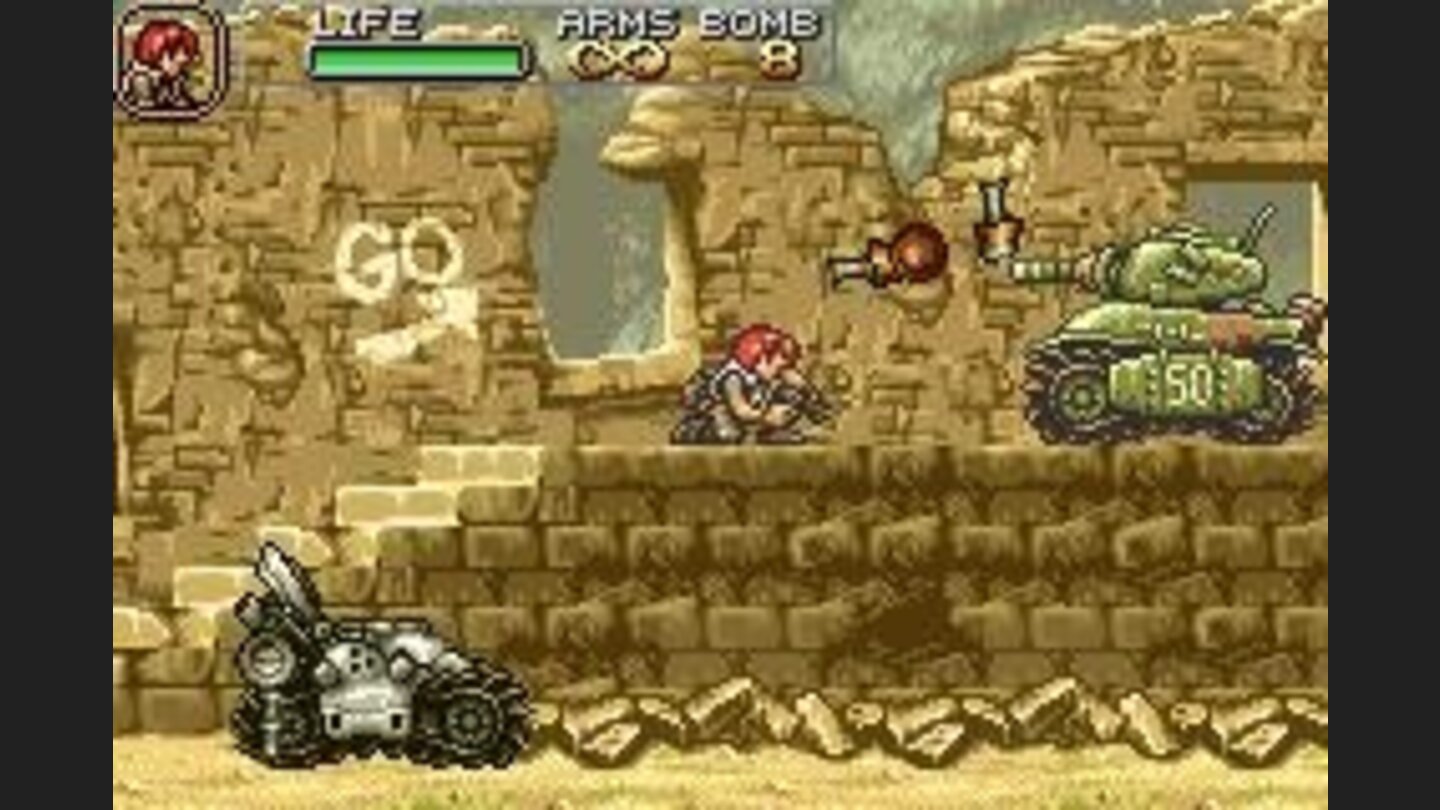 Throwing some bombs to destroy the enemy forces.