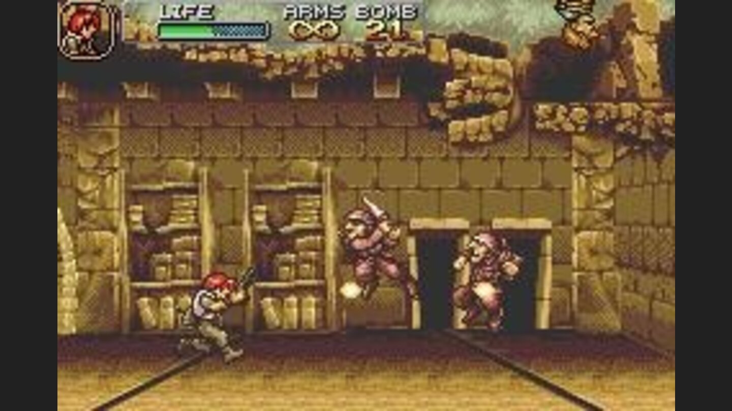 Some soldiers try attack you, but your counter-attack is more powerful!