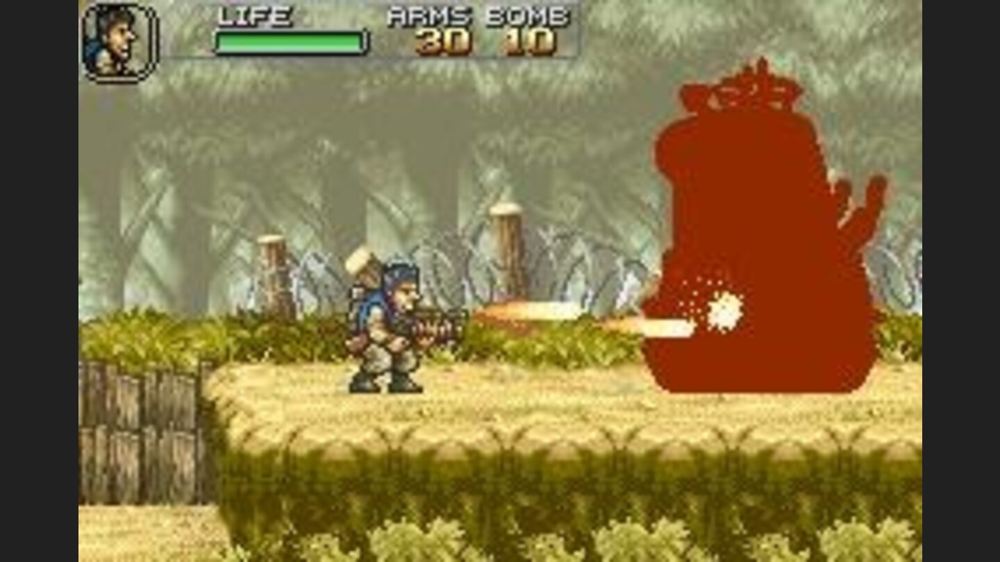 This vertical tank is feeling all Heavy Machine Guns power, man!