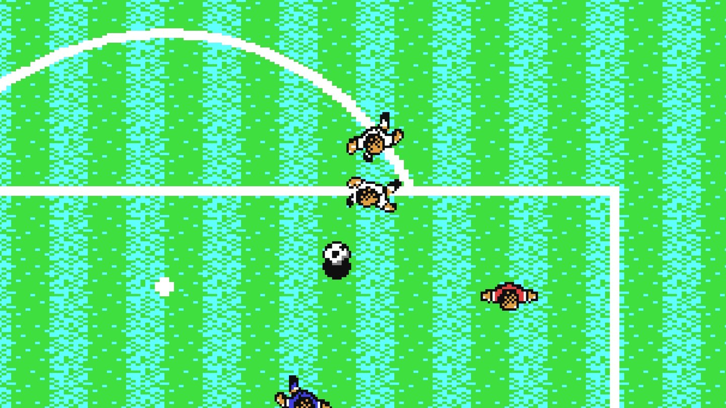 Microprose Soccer (1988)Das erste Fußballspiel vom Simulationsspezialisten Microprose bietet auf dem C64 toll spielbare Partien aus der Vogelperspektive – und rasanten Hallenfußball.