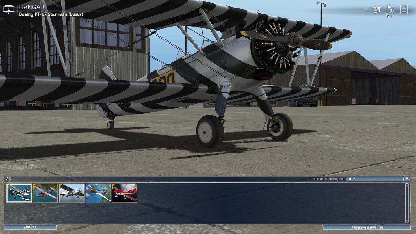 Microsoft Flight - Die Flugzeuge und ihre Lackierungen