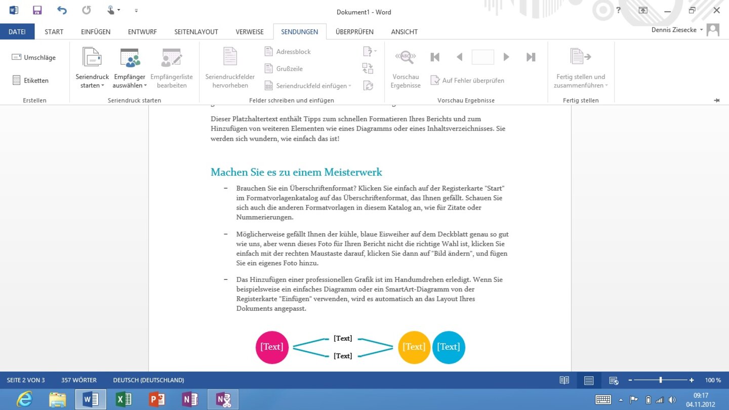 Microsoft Office 2013 für Windows 8 RT