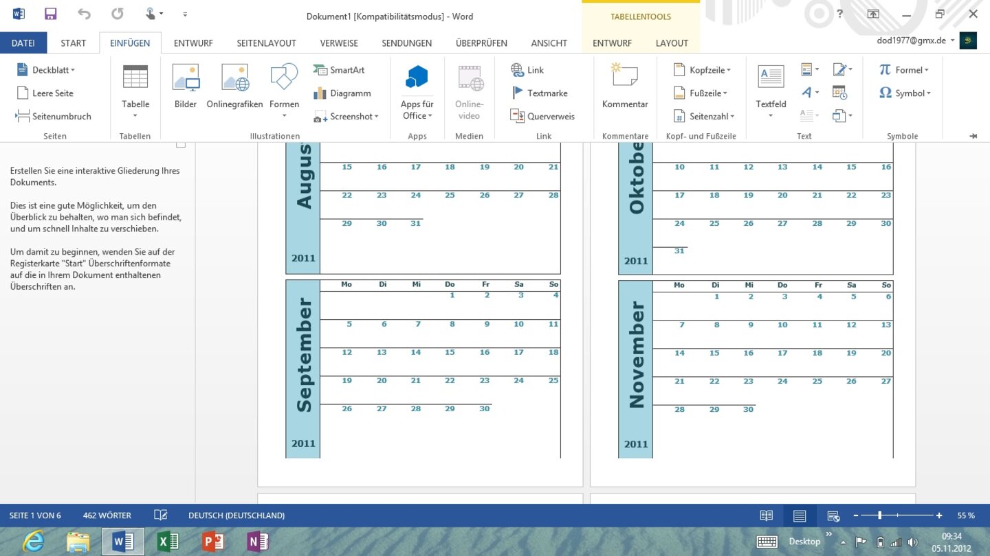 Microsoft Office 2013 für Windows 8 RT