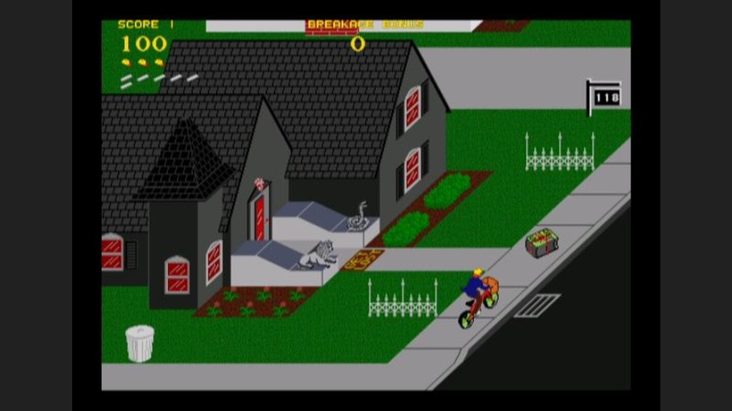 Paperboy looks really good compared to the older games.