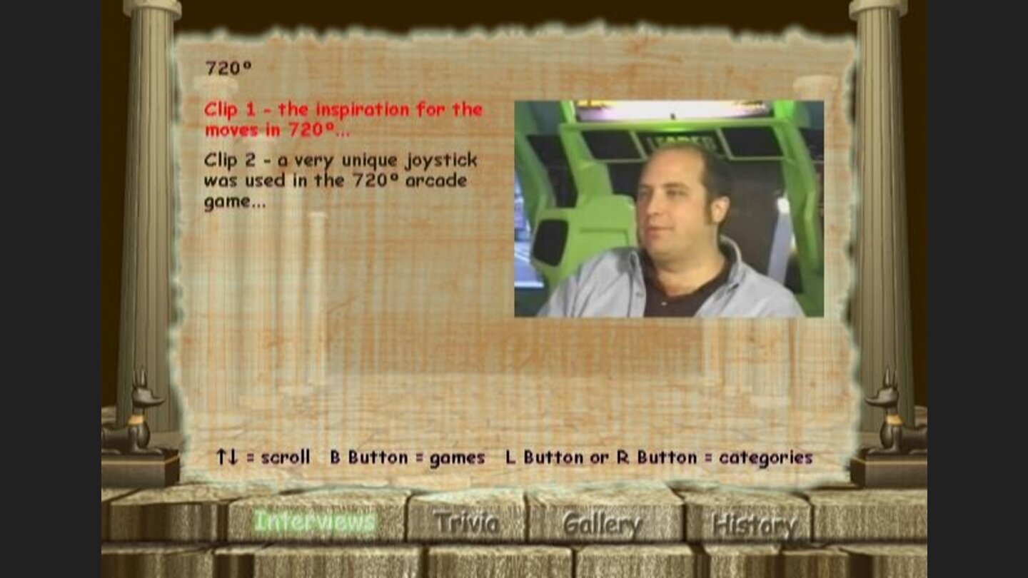 Most games feature trivia and history information.