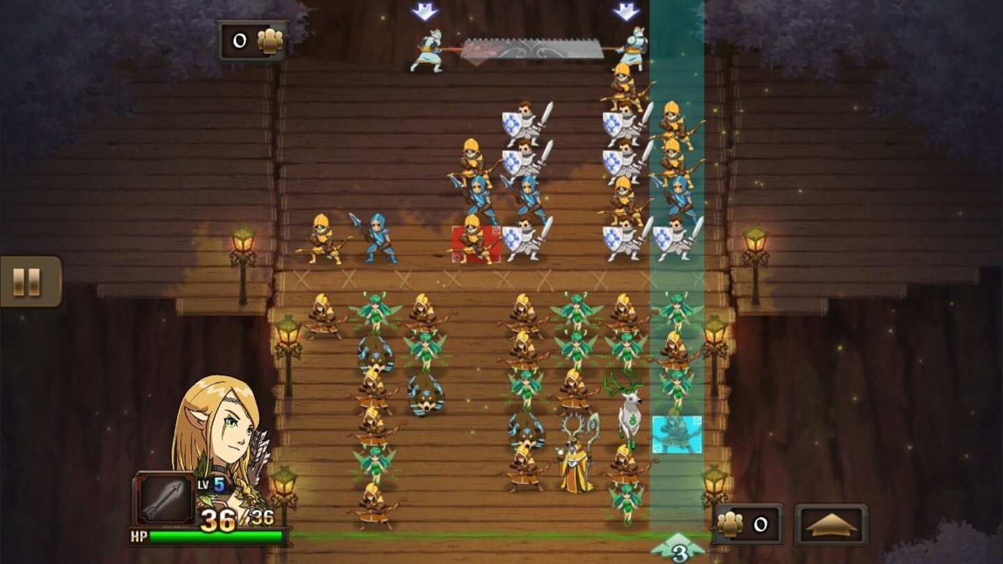 Might + Magic: Clash of HeroesUnverhofft landen die kleinen Einheiten an der falschen Stelle. Das verhagelt nicht nur den aktuellen Zug. Manchmal kostet es gleich den Sieg.