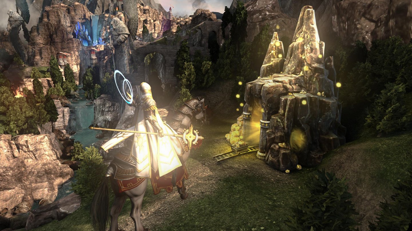 Might & Magic: Heroes 7Dieser Held freut sich über eine neue Goldmine. Gold kann man schließlich immer brauchen