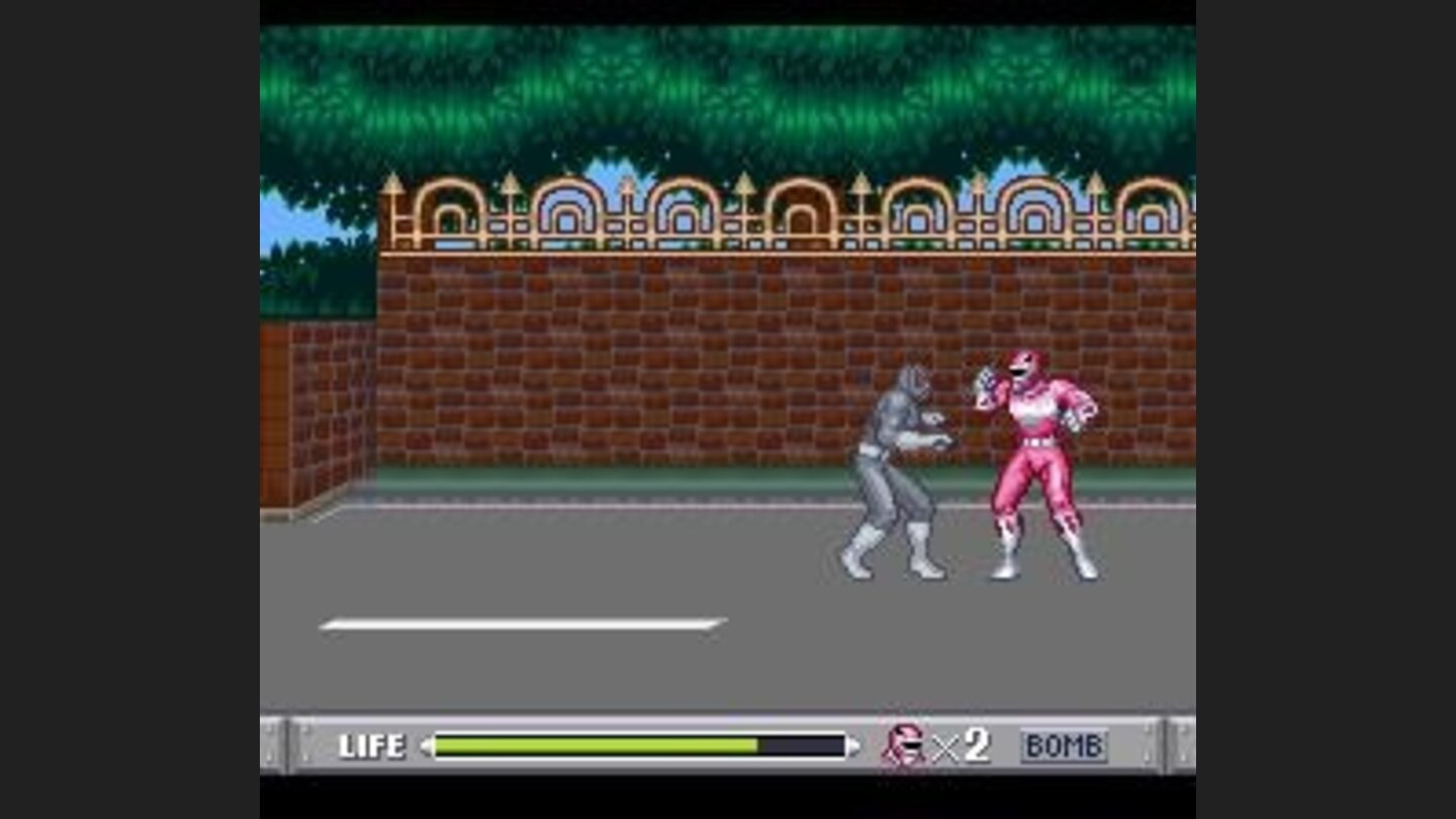 Fighting near a fence