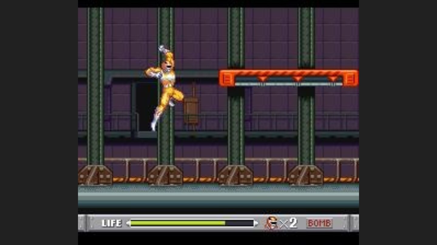 Jumping up, trying to reach the platform