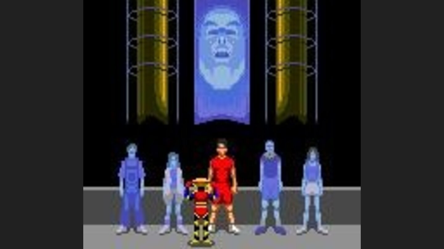 Selecting one of the rangers for the story mode