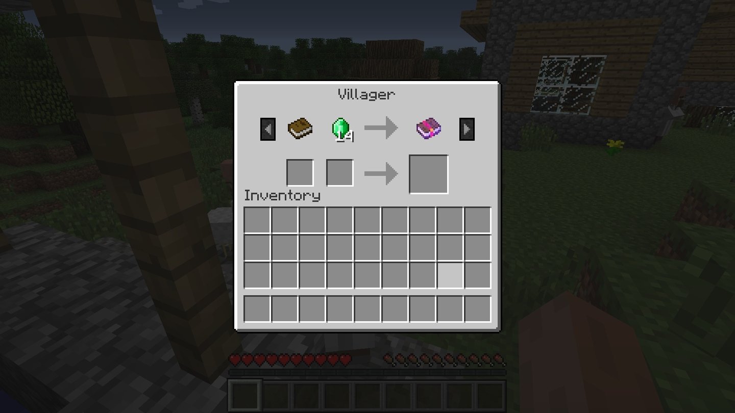 Minecraft - 1.6Die passenden Gegenstände vorausgesetzt, können wir mit den Bewohner Tauschgeschäfte machen.