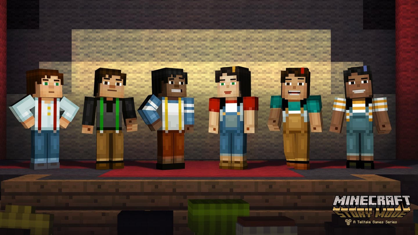 Minecraft: Story Mode - Screenshots - Charaktervergleich