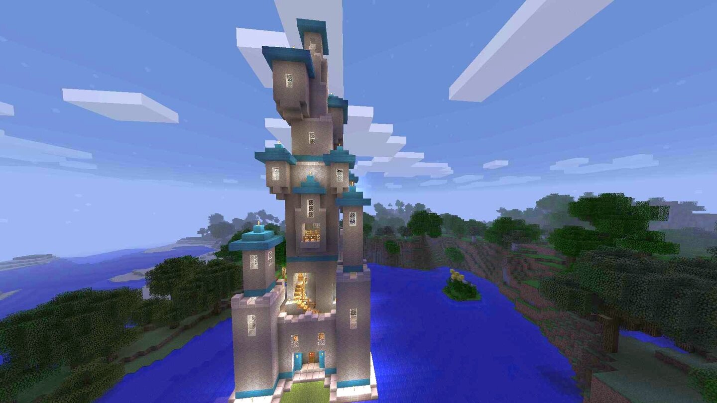 Minecraft Toadstool Tower 01