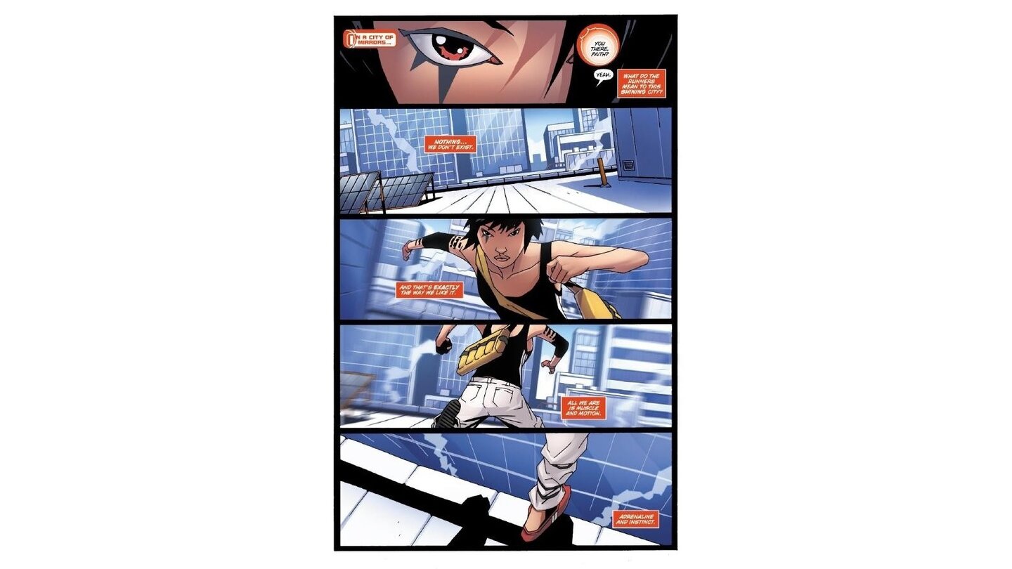 Mirror's Edge Comic Promo