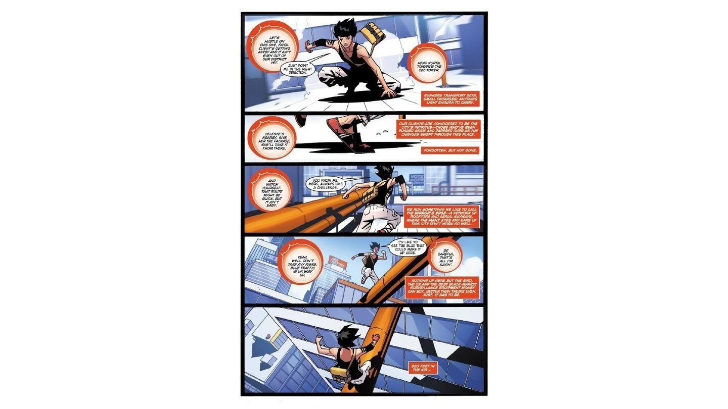 Mirror's Edge Comic Promo