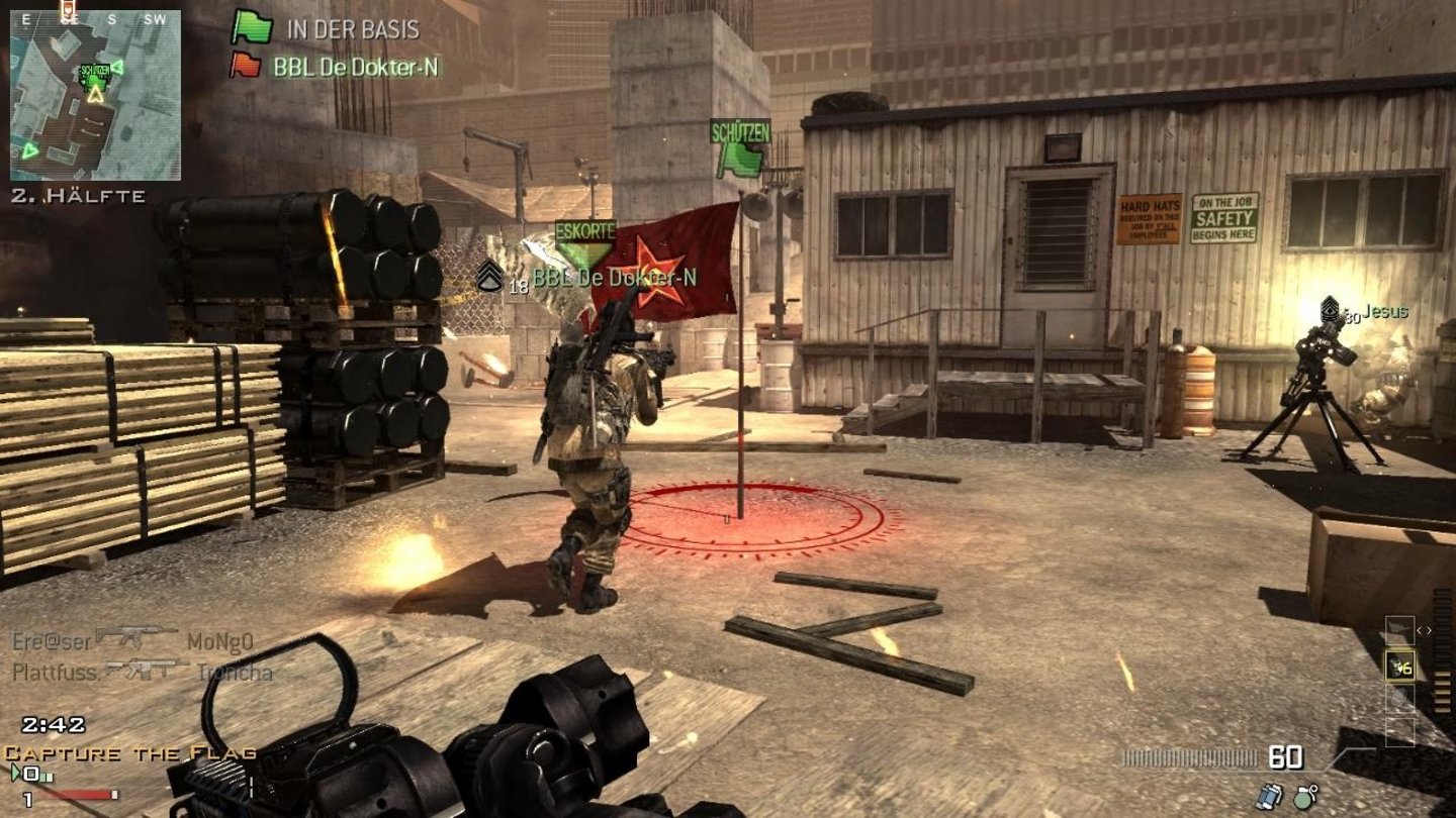 Call of Duty: Modern Warfare 3 - MultiplayerKlassiker wie Capture the Flag stecken auch in den Spielmodi von Modern Warfare 3.
