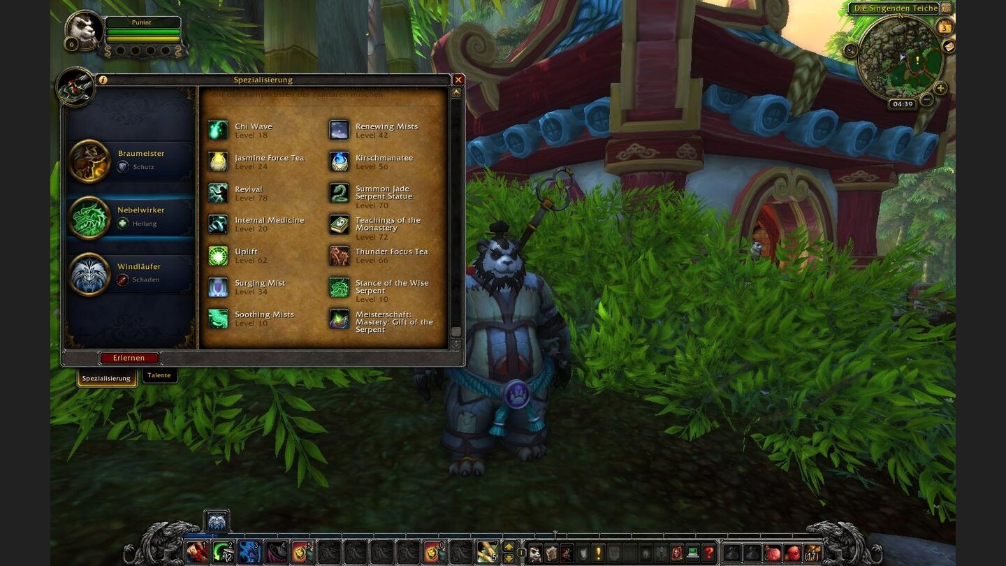 Der Nebelwirker-Fertigkeitenbaum.