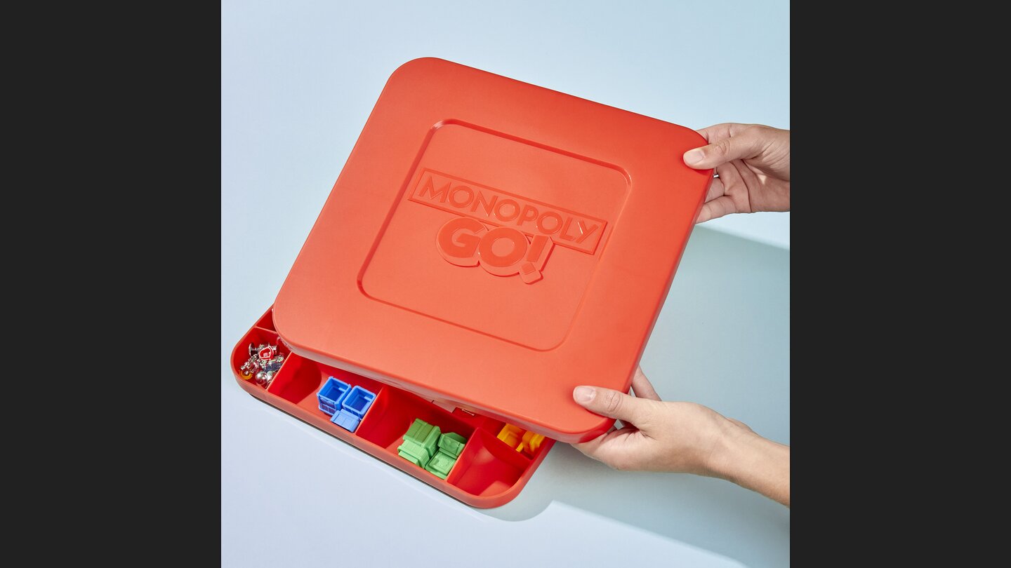 Monopoly Go! Brettspiel - Aufbewehrung