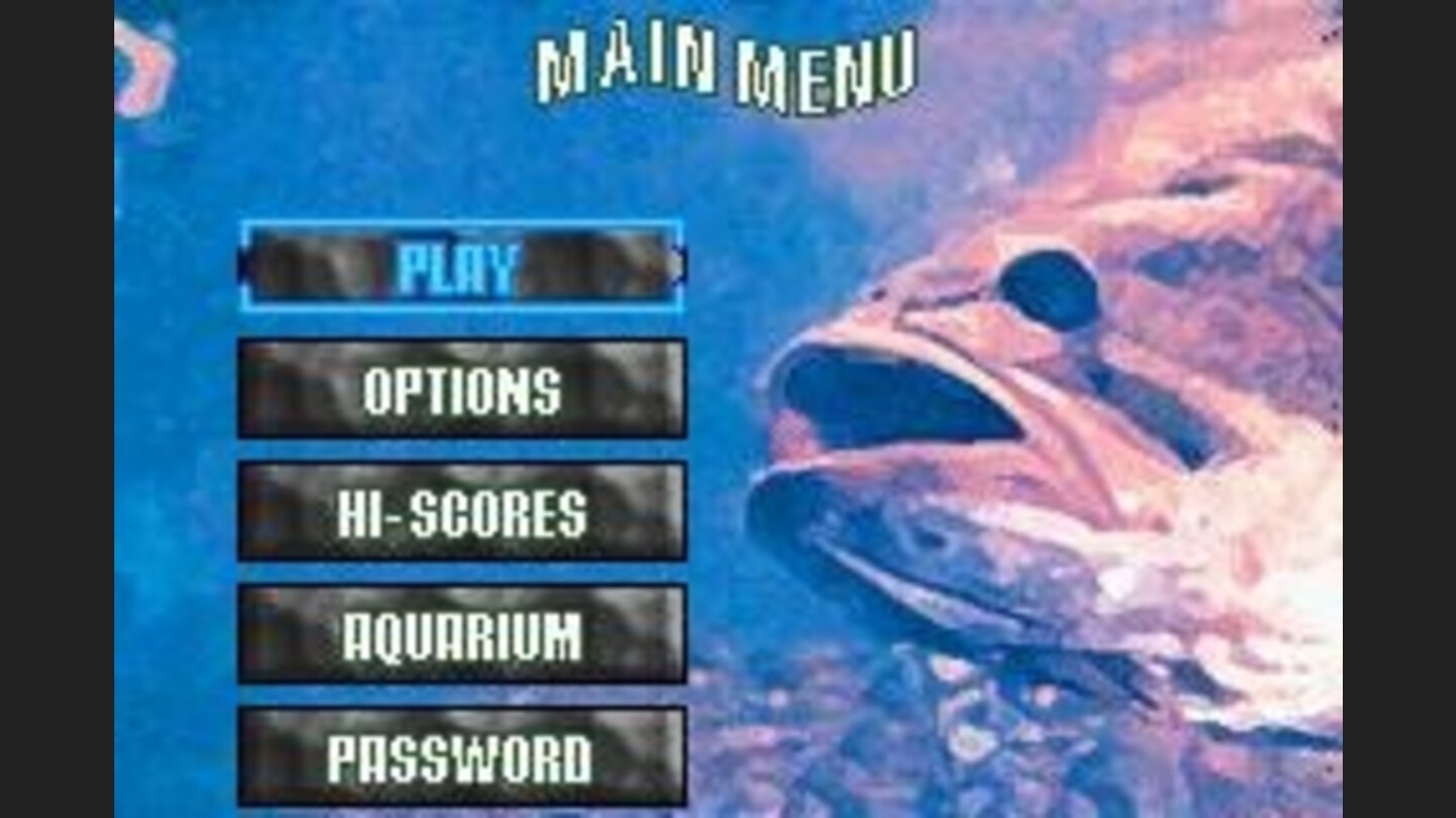 The main menu