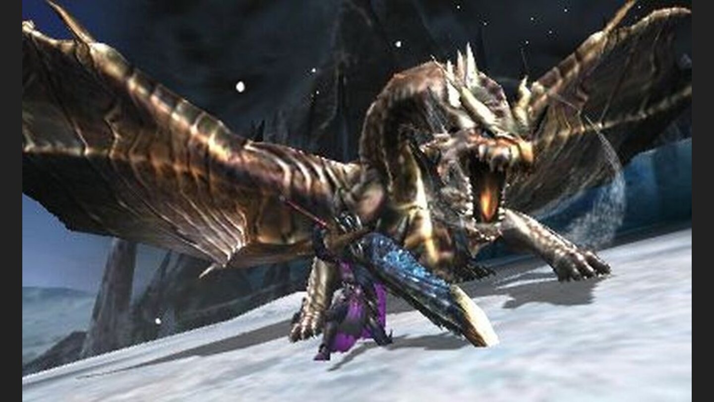 Monster Hunter 4 UltimateKushala Daora ist ebenfalls ein Drachenältester, der mit seinen Hörnern Stürme herbeibeschwören kann. Glücklicherweise hat er eine extreme Schwäche gegen Gift.