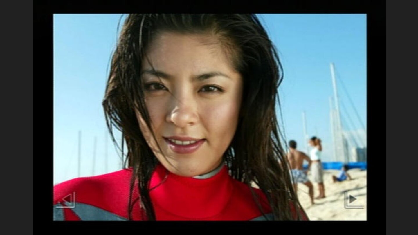 Portions feature Harumi up close.