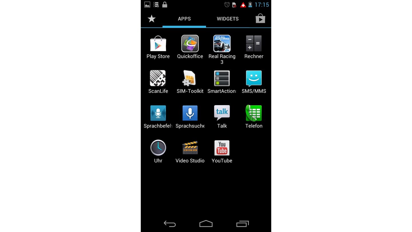 Android auf dem Motorola Razr HD